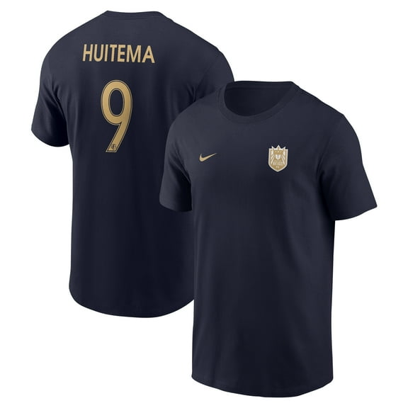 Men's Nike Jordyn Huitema Navy Seattle Reign FC Core Crew Neck T-Shirt