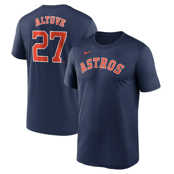 Men's Nike Jose Altuve Navy Houston Astros Legend Name & Number Performance T-Shirt