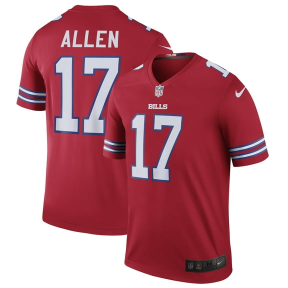 Men's Nike Josh Allen Red Buffalo Bills Legend Player Performance Top