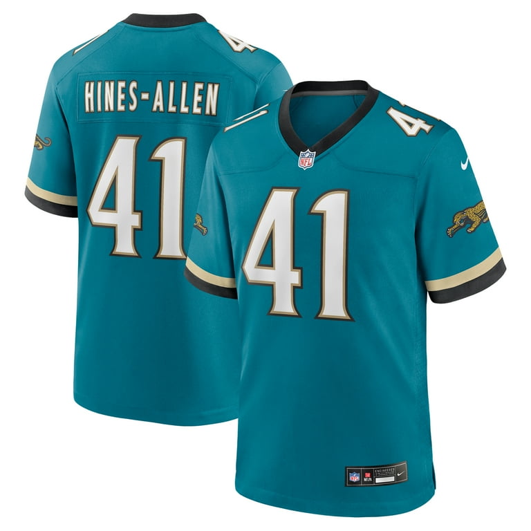 Men's Nike Josh Hines-Allen Teal Jacksonville Jaguars Prowler