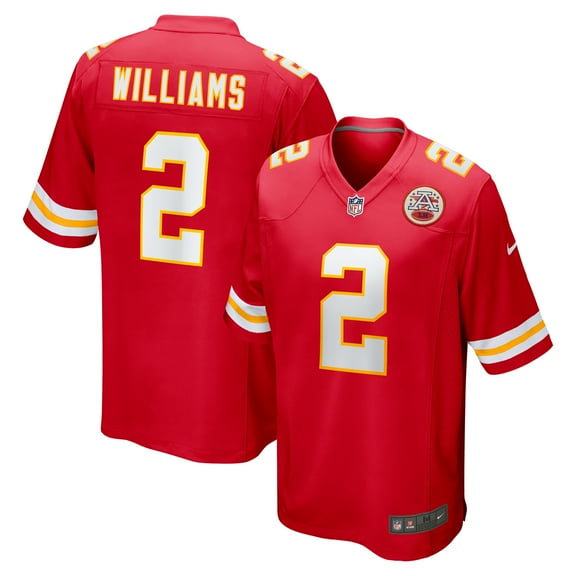 Men's Nike Joshua Williams  Red Kansas City Chiefs  Game Jersey