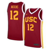 Men's Nike JuJu Watkins Cardinal USC Trojans Road Replica Basketball Jersey