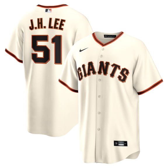Men's Nike Jung Hoo Lee Cream San Francisco Giants Home Replica Player Jersey