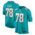 thumbnail image 1 of Men's Nike Justin Ellis  Aqua Miami Dolphins  Game Jersey, 1 of 6