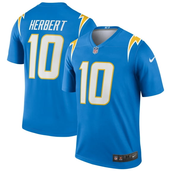 Men's Nike Justin Herbert Powder Blue Los Angeles Chargers Legend Player Performance Top