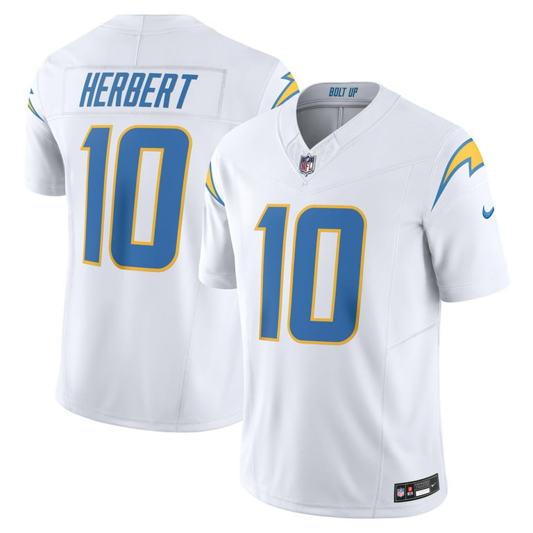 Men's Nike Justin Herbert White Los Angeles Chargers Vapor