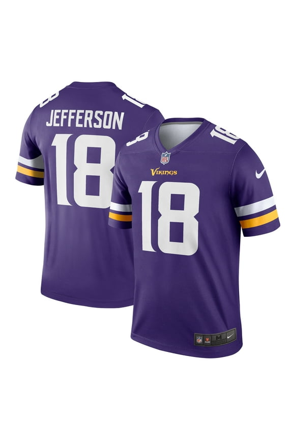 Men's Nike Justin Jefferson Purple Minnesota Vikings Legend Player Performance Top