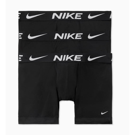 Men's Nike KE1015 Essential Stretch Micro Boxer Briefs - 3 Pack (Black M)