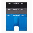 thumbnail image 1 of Men's Nike KE1015 Essential Stretch Micro Boxer Briefs - 3 Pack (Photo Blue/Grey/Black S), 1 of 1