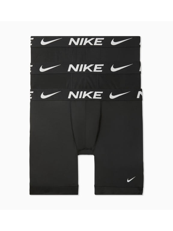 Men's Nike KE1026 Essential Micro Long Leg Boxer Briefs - 3 Pack