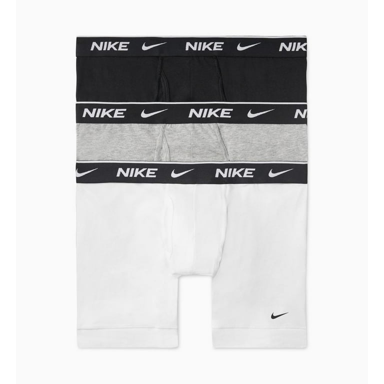 Nike Mens Everyday Cotton Trunks 3 Pack Black XL