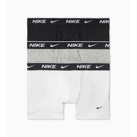 Men's Nike KE1108 Everyday Stretch Boxer Trunks w/ Fly - 3 Pack