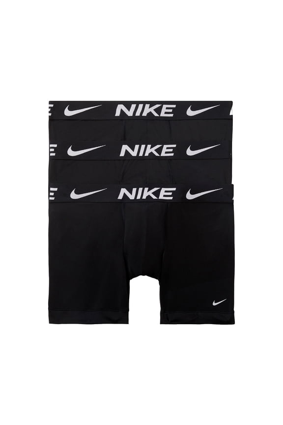 Men's Nike KE1157 Essential Micro Boxer Brief - 3 Pack (Black L)