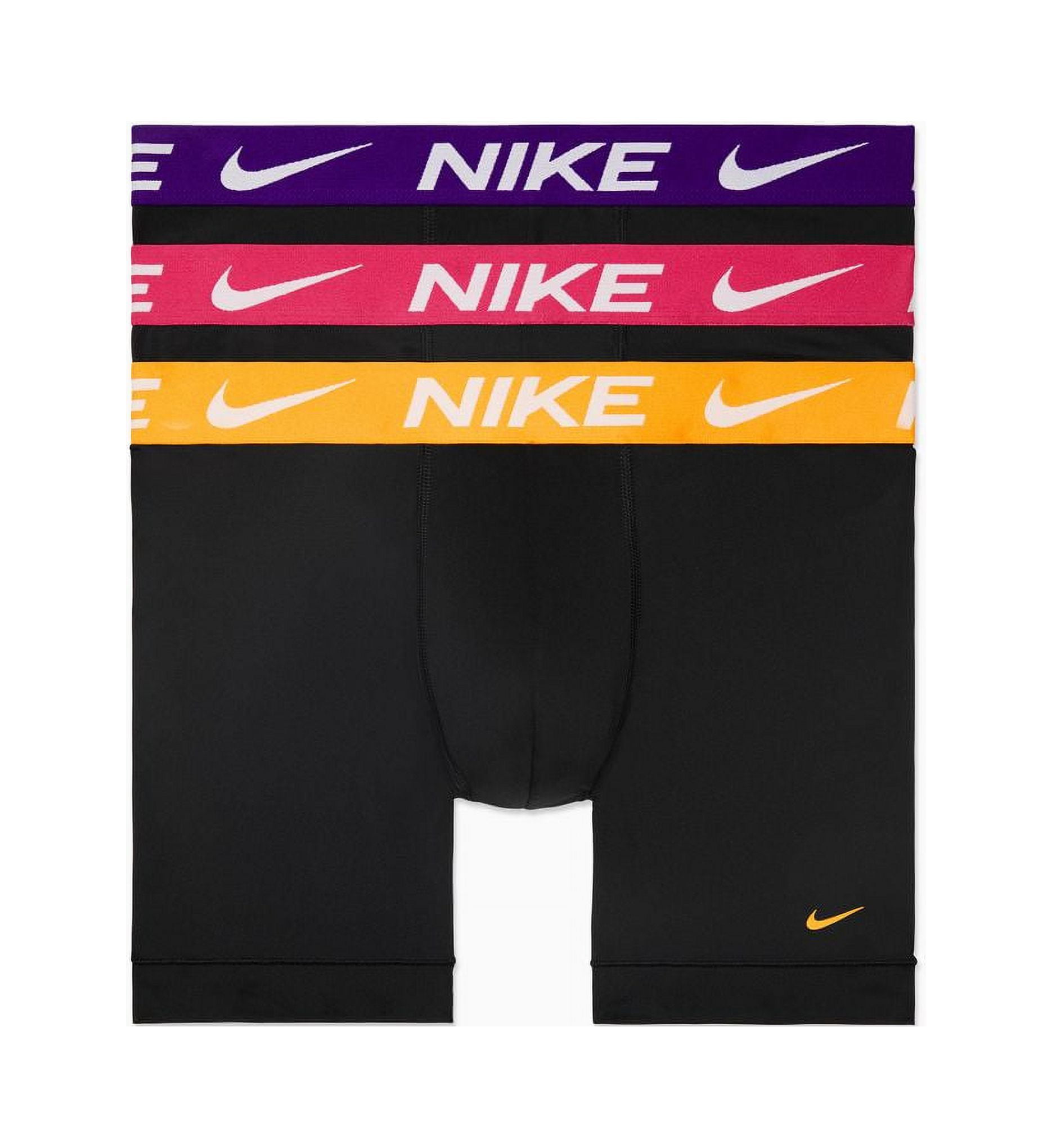 Men's Nike KE1157 Essential Micro Boxer Brief - 3 Pack (Black Tie Dye S) 