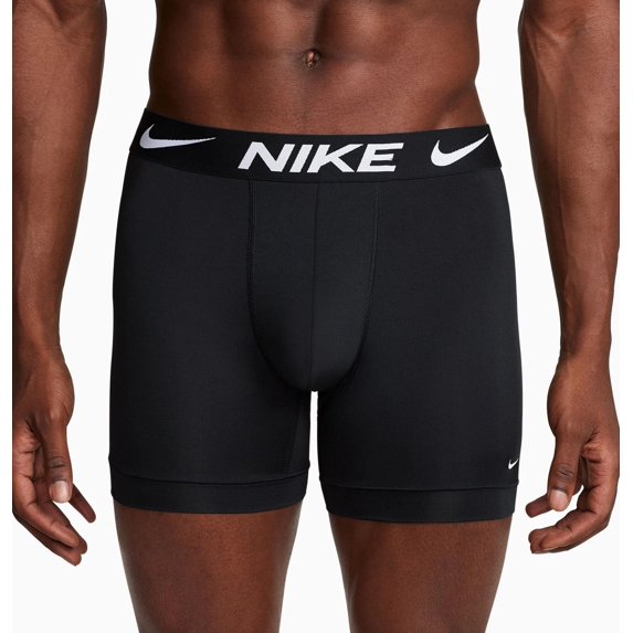Men's Nike KE1157 Essential Micro Boxer Brief - 3 Pack (Swooshfetti/Black XL)