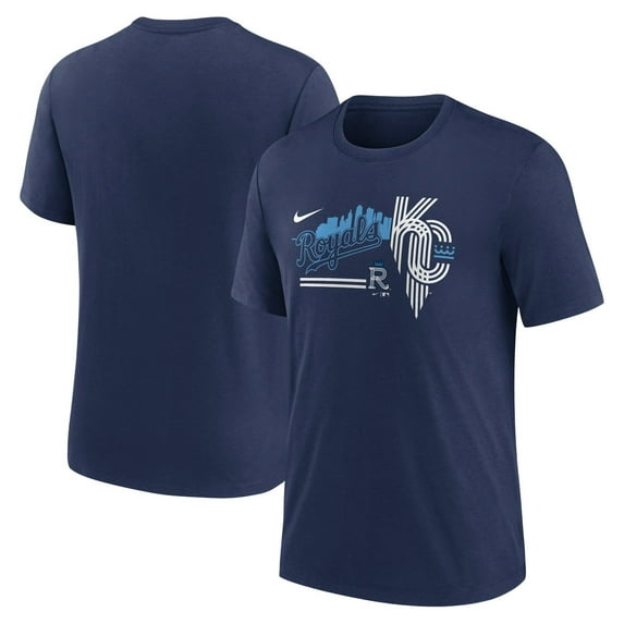 Men's Nike Kansas City Royals City Connect Tri-Blend T-Shirt