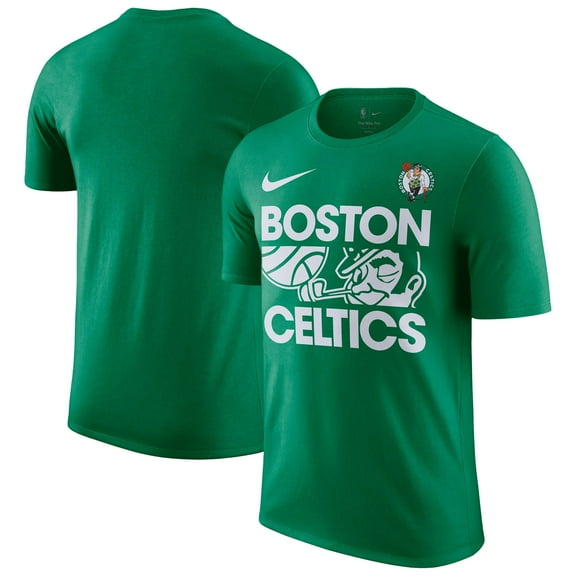 Men's-Nike Kelly Green Boston Celtics Courtside This Is Our Year T-Shirt
