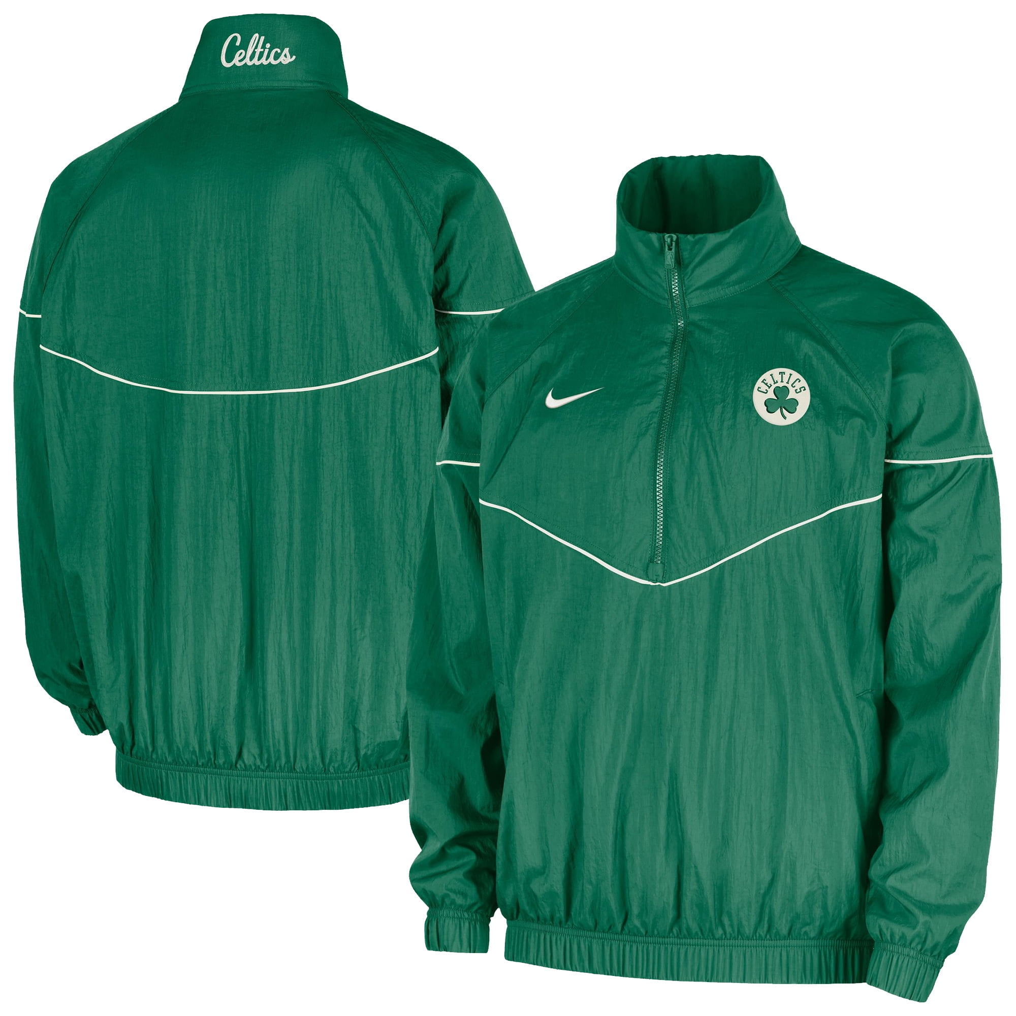 Men's Nike Kelly Green Boston Celtics Courtside Windrunner Woven