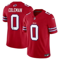 Men's Nike Keon Coleman Red Buffalo Bills Alternate  Vapor F.U.S.E. Limited Jersey
