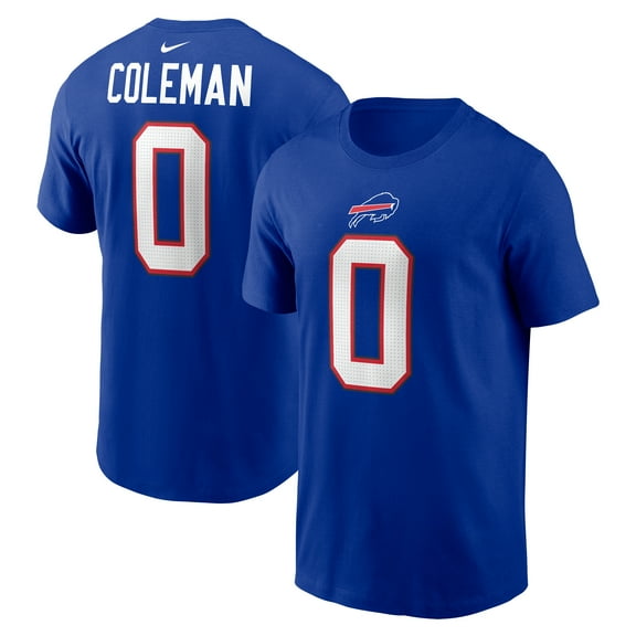 Men's Nike Keon Coleman Royal Buffalo Bills Name & Number T-Shirt