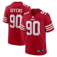 thumbnail image 1 of Men's Nike Kevin Givens  Scarlet San Francisco 49ers  Game Jersey, 1 of 6