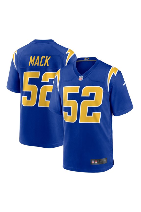 Men's Nike Khalil Mack Royal Los Angeles Chargers Alternate Game Jersey
