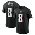 thumbnail image 1 of Men's Nike Kyle Pitts Black Atlanta Falcons Player Name & Number T-Shirt, 1 of 3
