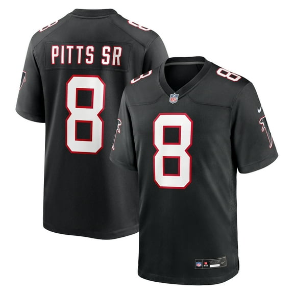Men's Nike Kyle Pitts Sr. Black Atlanta Falcons Alternate  Game Jersey