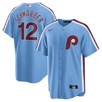 Men's Nike Kyle Schwarber Light Blue Philadelphia Phillies Alternate, 1st Replica Jersey