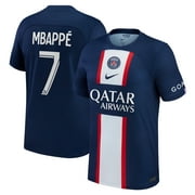 Men's Nike Kylian Mbapp- Blue Paris Saint-Germain 2022/23 Home Replica Player Jersey