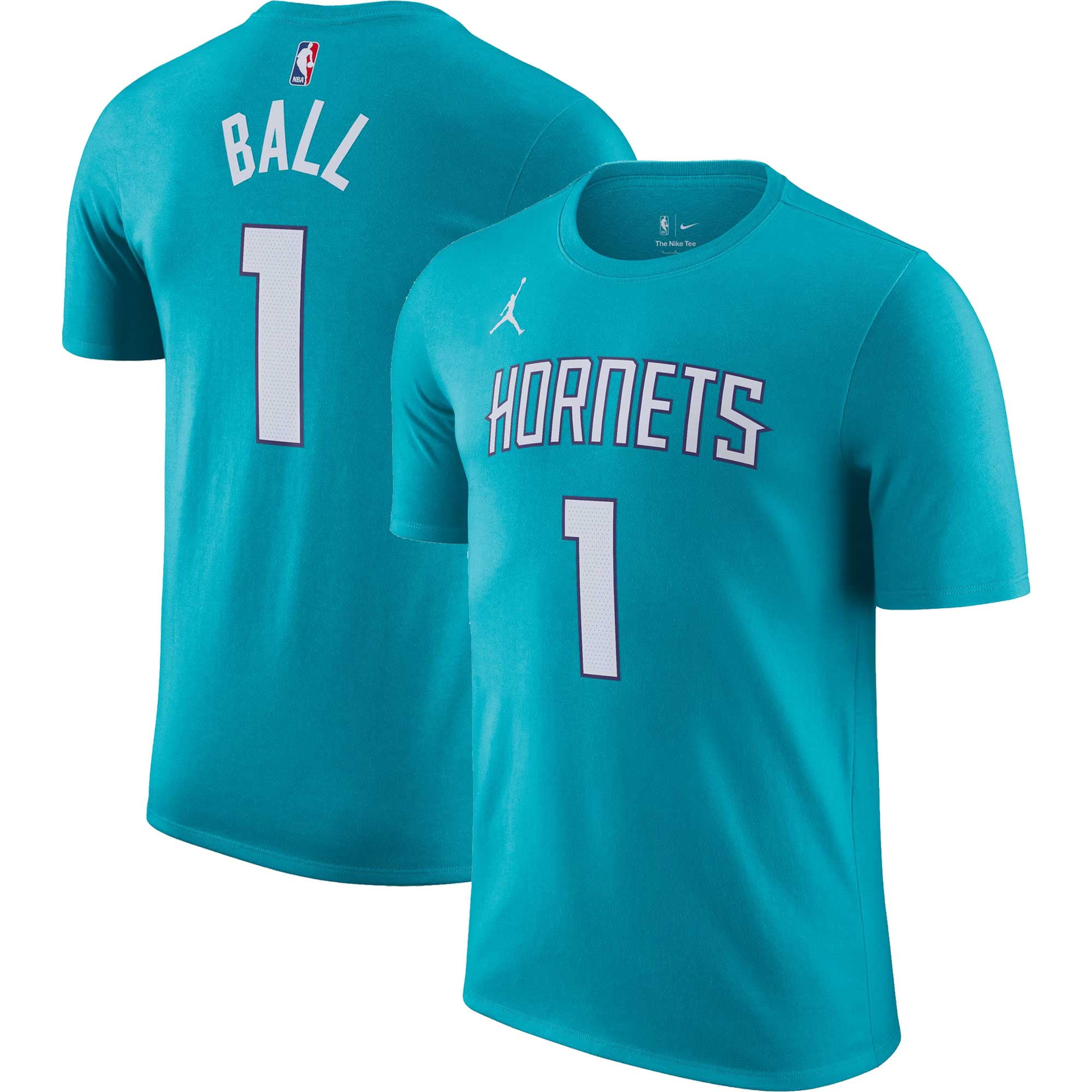 Men's Nike LaMelo Ball Teal Charlotte Hornets Icon 2022/23 Name ...