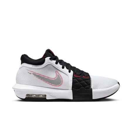 Nike Lebron Witness VIII Mens Basketball Trainers Fb2239 - White Black University Red 103 price history and forecast - Nike Does Not Apply
