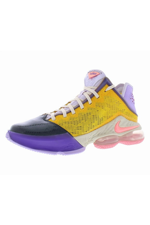 Men's Nike Lebron XIX Low "Mismatch" Lilac/Pink Gaze-Dk Smoke Grey (DO9829 500) - 8