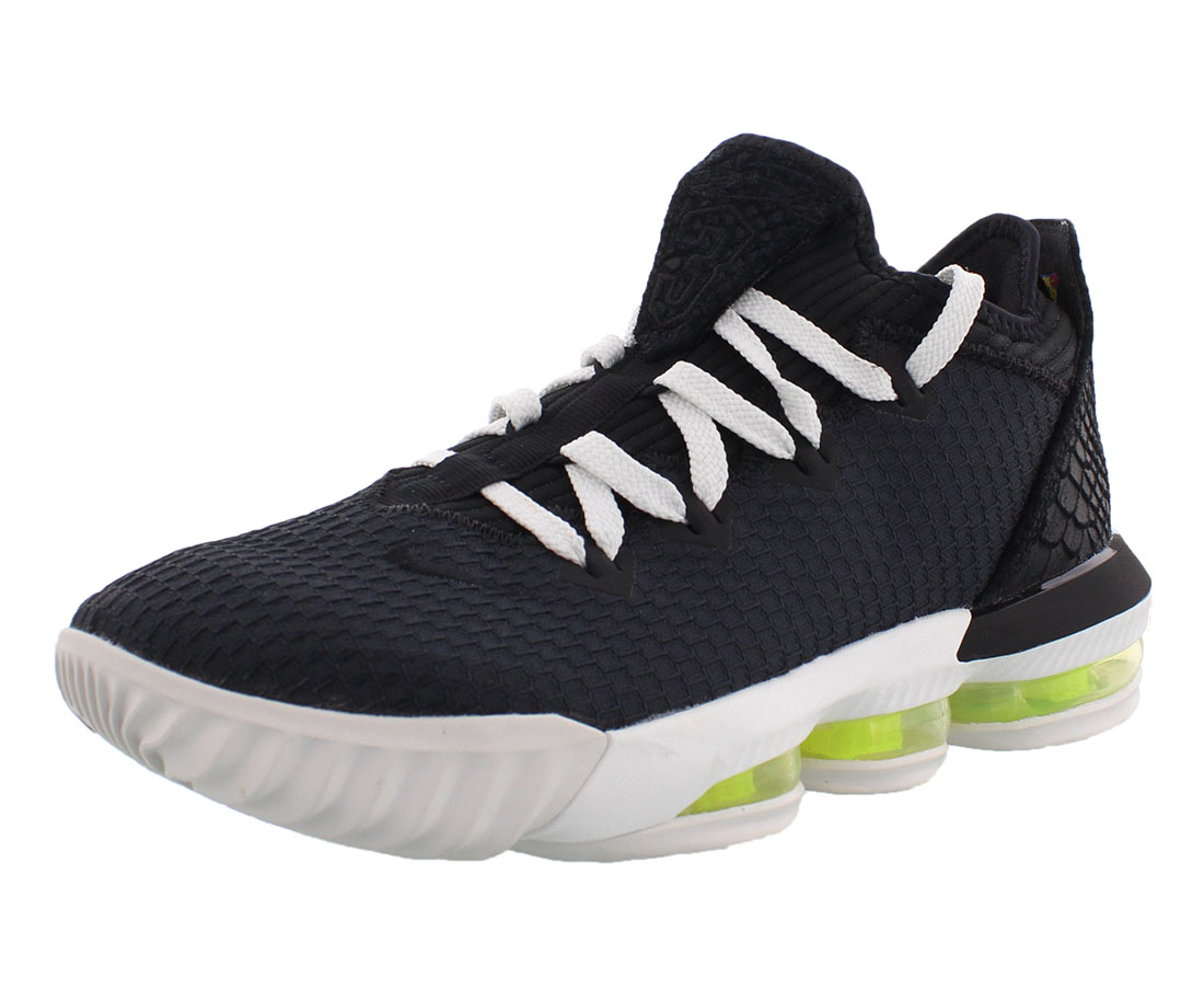 Men's Nike Lebron XVI Low Black/Summit White-Volt (CI2668 004) - 8 - image 1 of 3