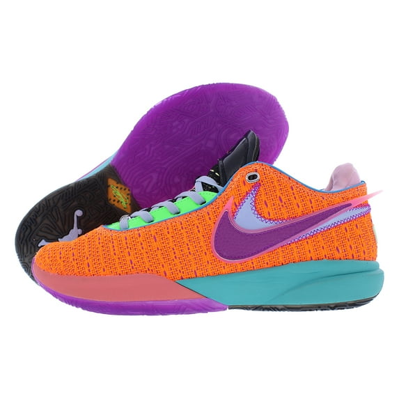 Men's Nike Lebron XX "Chosen 1" Total Orange/Vivid Purple (DJ5423 800) - 12