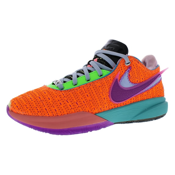 Men's Nike Lebron XX "Chosen 1" Total Orange/Vivid Purple (DJ5423 800) - 8.5