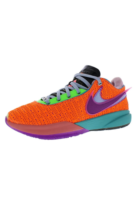 Men's Nike Lebron XX "Chosen 1" Total Orange/Vivid Purple (DJ5423 800) - 9