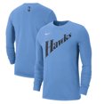 thumbnail image 1 of Men's Nike Light Blue Atlanta Hawks 2024/25 City Edition Essential Logo Long Sleeve T-Shirt, 1 of 3