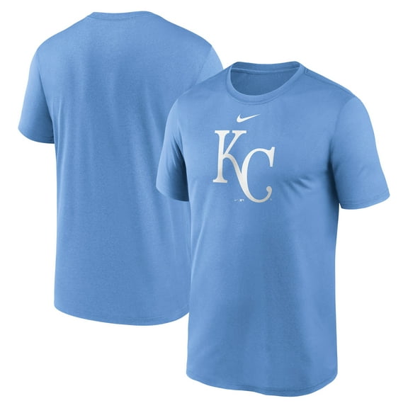 Men's Nike Light Blue Kansas City Royals Legend Fuse Large Logo Dri-FIT T-Shirt