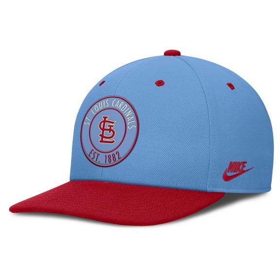 Men's Nike Light Blue/Red St. Louis Cardinals Cooperstown Collection Pro Dri-FIT Snapback Hat