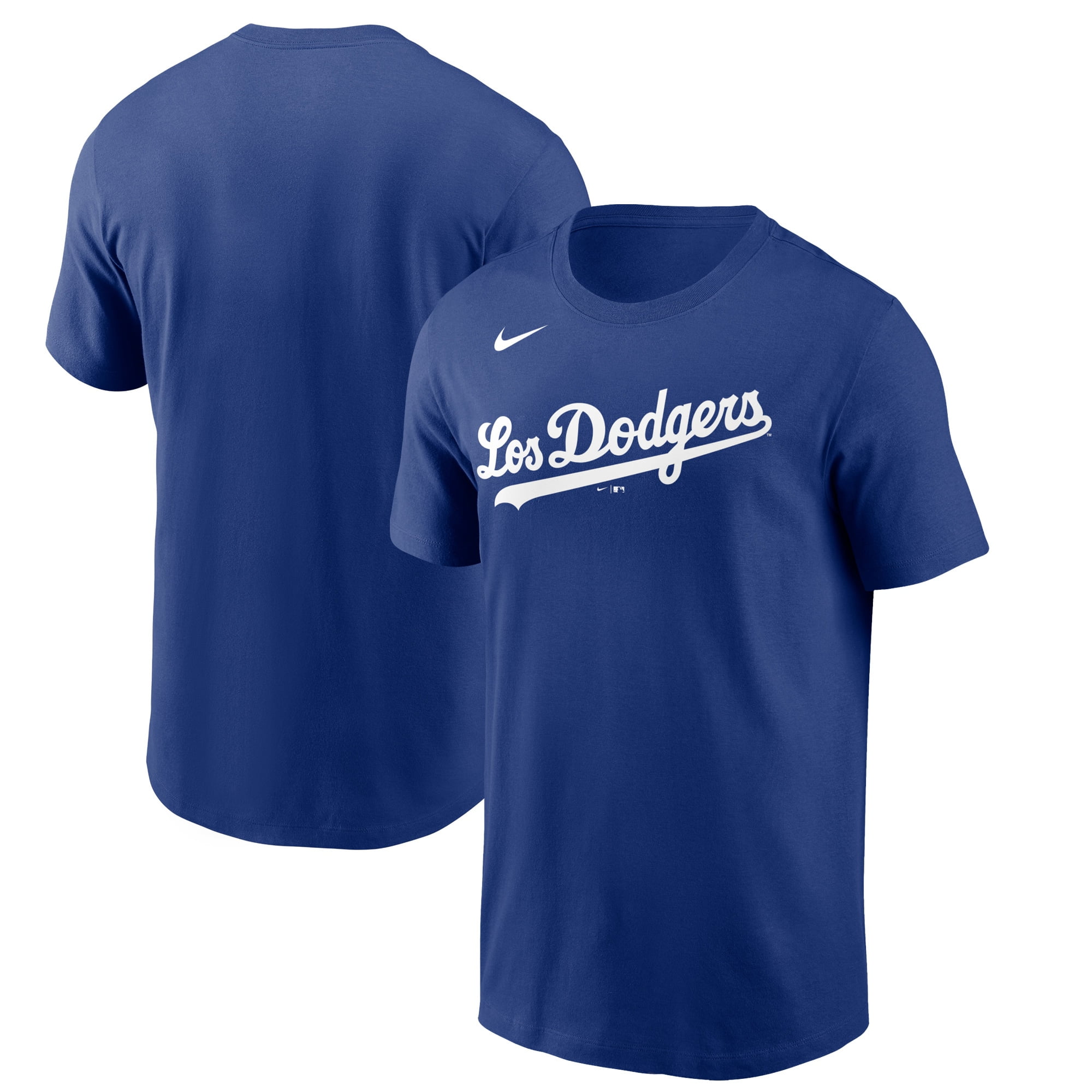 Fanatics Branded Men's Royal Los Angeles Dodgers Official Wordmark T-Shirt - Royal