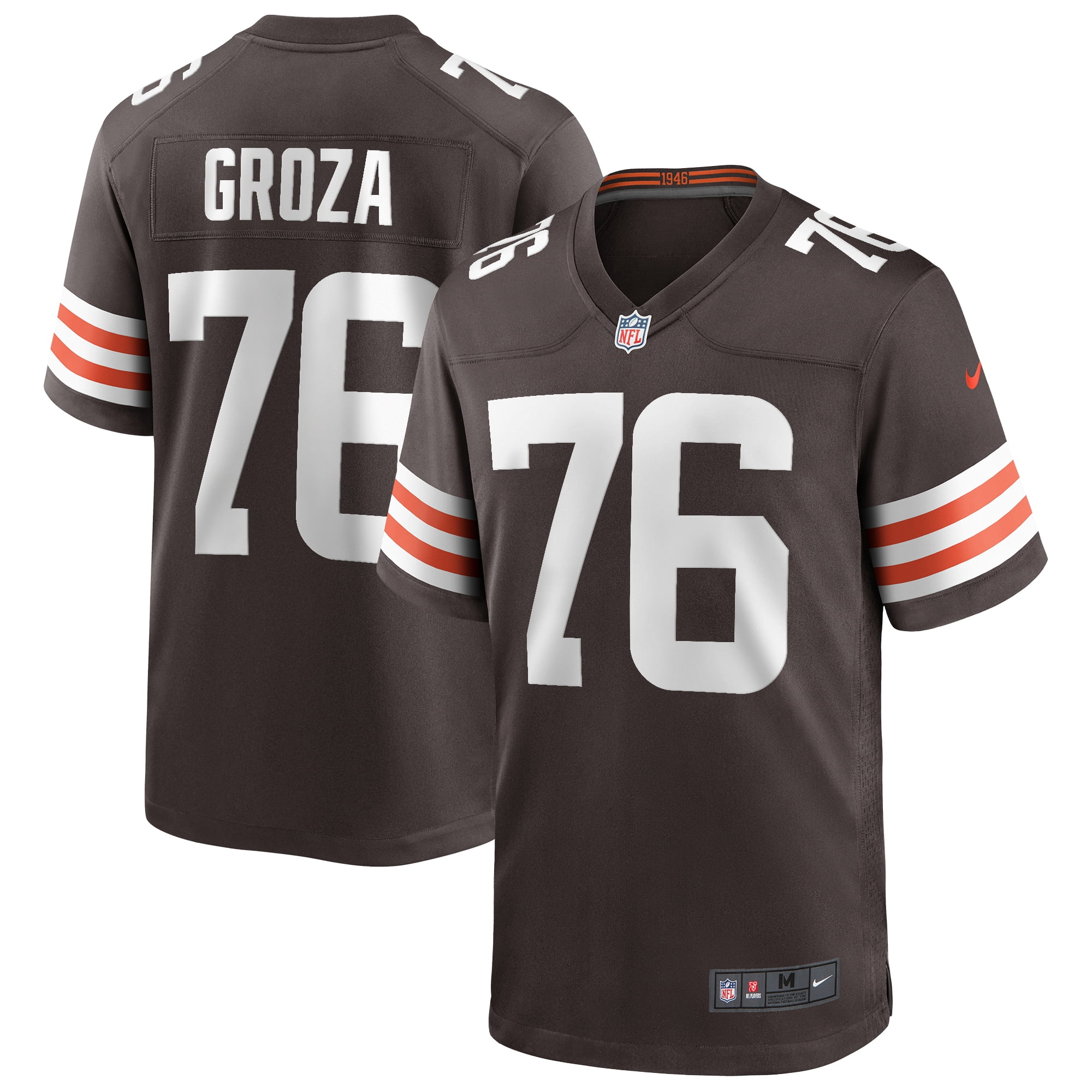 Men s Nike Jerome Ford Brown Cleveland Browns Game Player Jersey Walmart