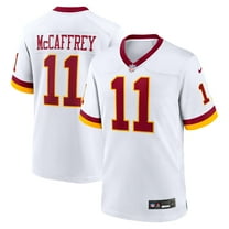 Men's Nike Luke McCaffrey White Washington Commanders Game Super Bowl Era Jersey