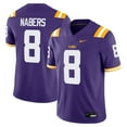 thumbnail image 1 of Men's Nike Malik Nabers Purple LSU Tigers Player Game Jersey, 1 of 3