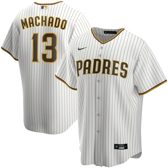 Men's Nike Manny Machado White San Diego Padres Home Replica Player Jersey