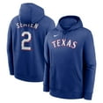 thumbnail image 1 of Men's Nike Marcus Semien Royal Texas Rangers Player Name & Number Club Pullover Hoodie, 1 of 3