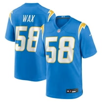 Men's Nike Marlowe Wax Powder Blue Los Angeles Chargers Team Game Jersey