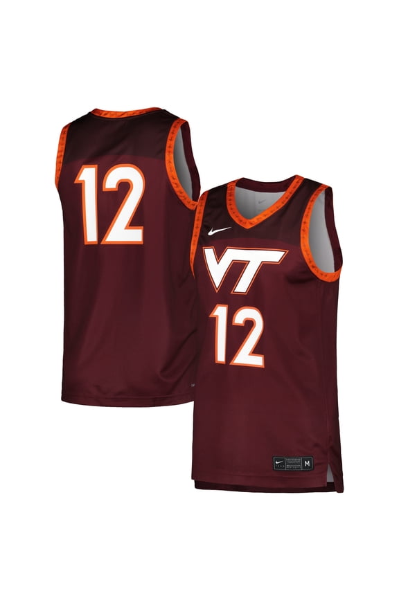Men's Nike Maroon Virginia Tech Hokies Replica Basketball Jersey