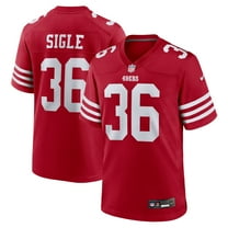 Men's Nike Marques Sigle  Scarlet San Francisco 49ers Team Game Jersey