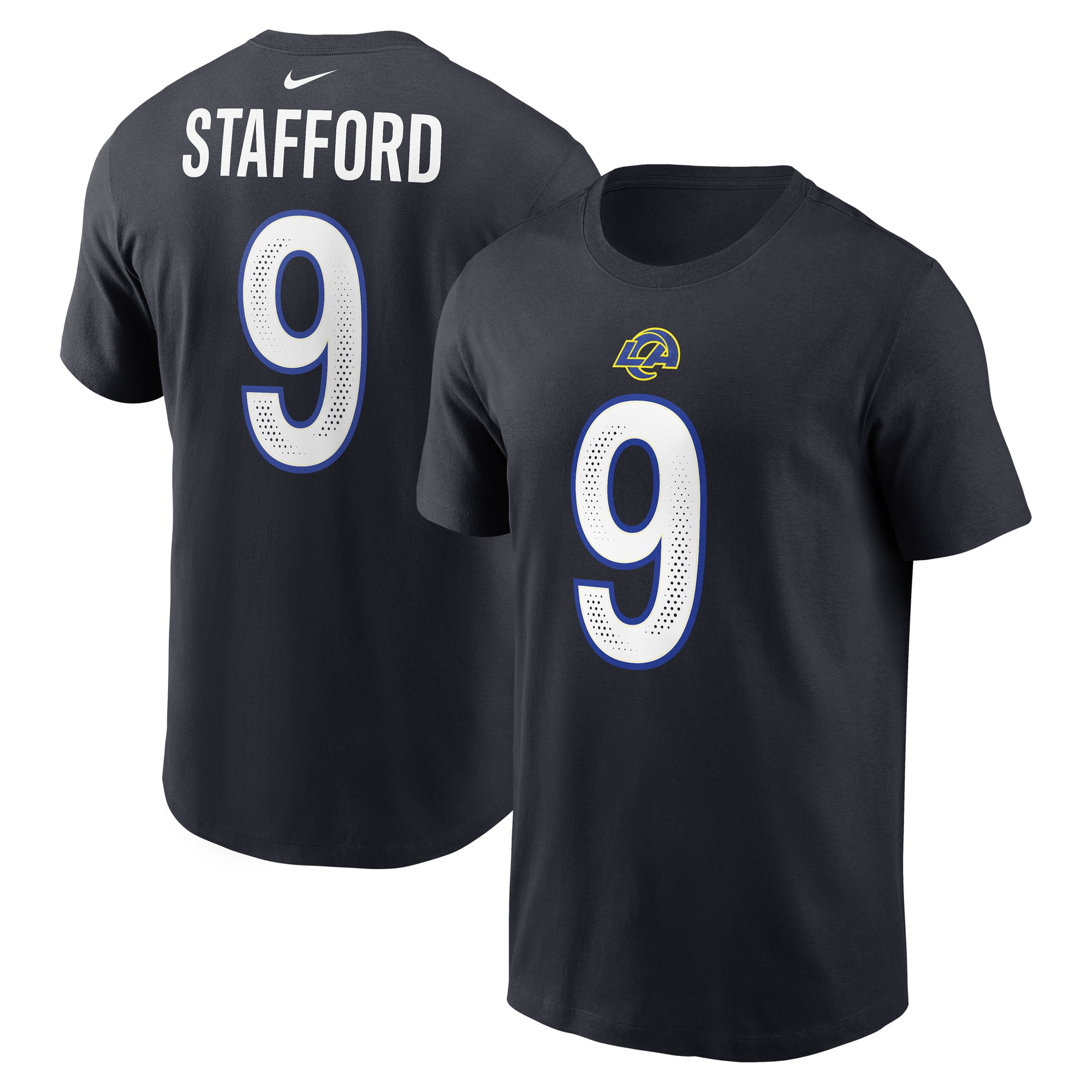 Men's Nike Matthew Stafford Midnight Blue Los Angeles Rams 2025 ...